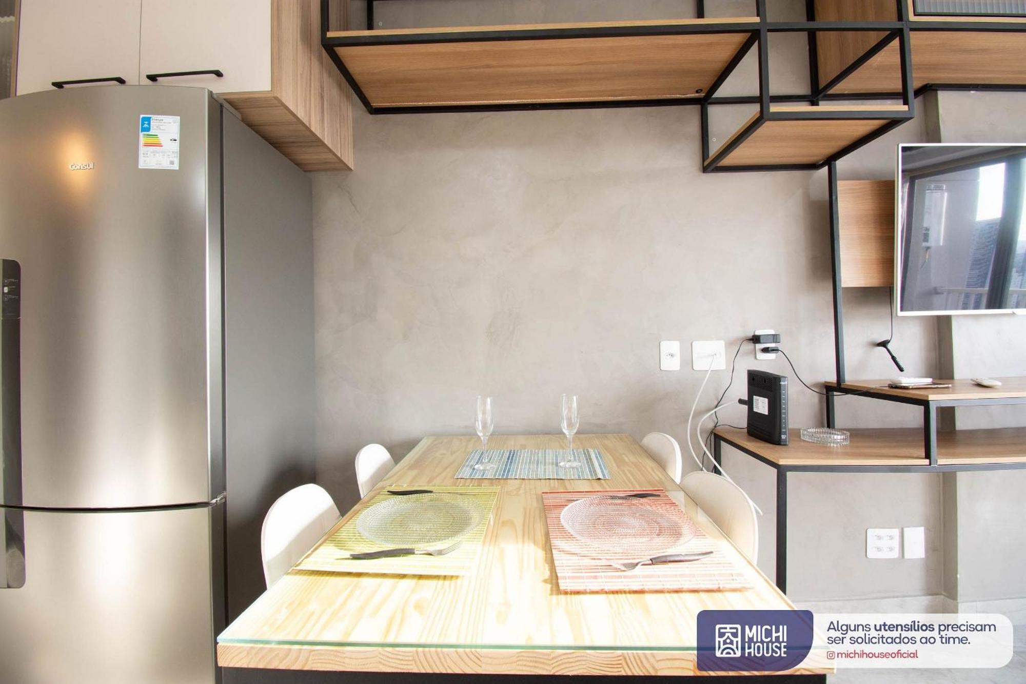 شقة Maravilhoso Studio Pinheiros Ac/Wf Vista Incrivel ساو باولو المظهر الخارجي الصورة