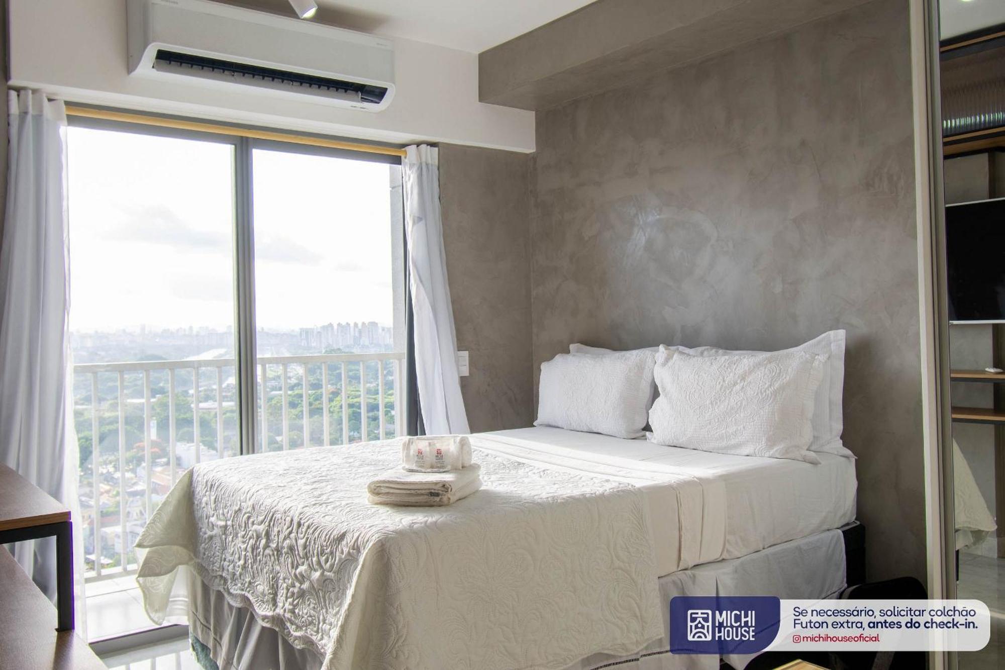 شقة Maravilhoso Studio Pinheiros Ac/Wf Vista Incrivel ساو باولو المظهر الخارجي الصورة